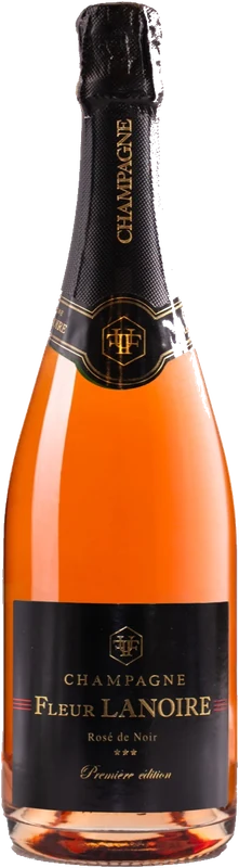 Bottle of Champagne Fleur Lanoire Rosé de Noir